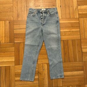 AGOLDE Riley High Rise Crop